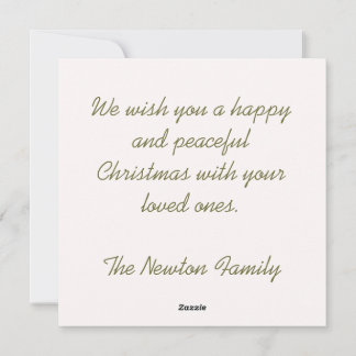 Tarjeta Festiva Navidades modernos
