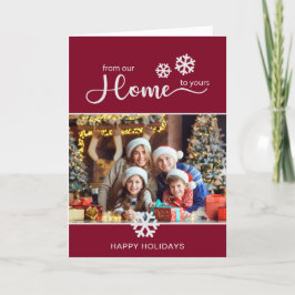 Tarjeta Festiva Navidades modernos de fotografía empresarial inmob