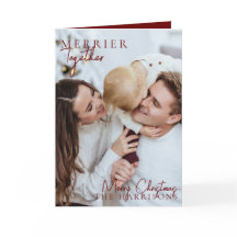 Navidades modernos de la fotografía "Merrier Toget