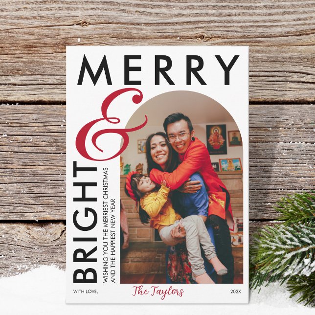 Tarjeta Festiva Navidades modernos del arte fotográfico (Subido por el creador)