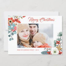 Navidades modernos floridos foto de follaje