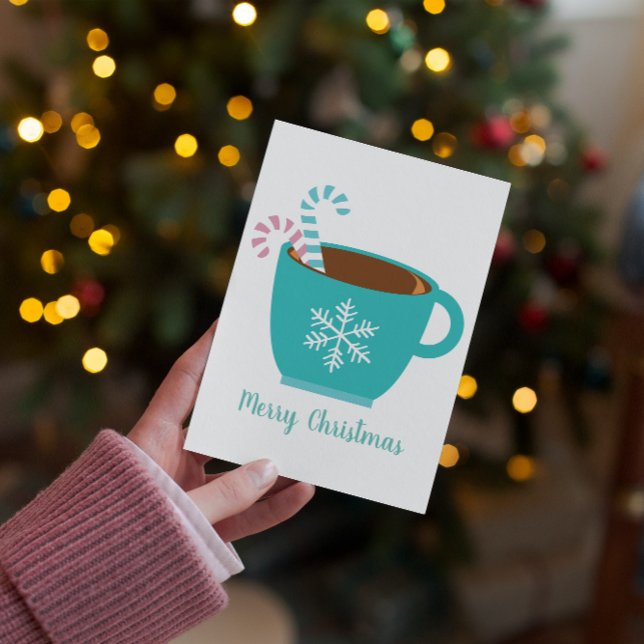 Tarjeta Festiva Navidades modernos Mug (Subido por el creador)