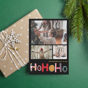 Tarjeta Festiva Navidades modernos saludando 3 foto