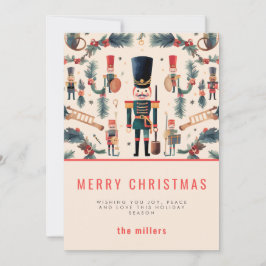 Tarjeta Festiva Navidades modernos y elegantes de los desnucleador