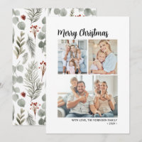 Navidades multifotográficos de composición moderna