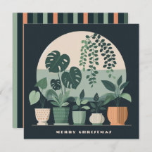 Navidades Naranja Green Potted Plants