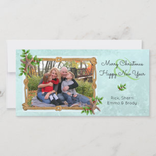 Tarjeta Festiva Navidades náuticos en la estepa de las estrellas d