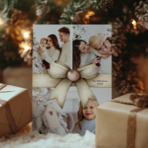 Navidades neutrales doblan el Collage de fotos
