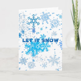 Tarjeta Festiva Navidades Nevada