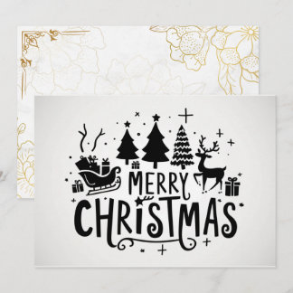 Tarjeta Festiva Navidades no fotográficos Sweet Holly Berry Vintag