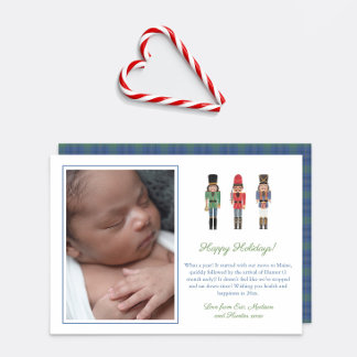 Tarjeta Festiva Navidades nostálgicos de los Nutcrackers Africanos