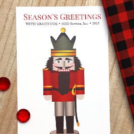 Tarjeta Festiva Navidades nostálgicos de Red Green Nutcracker Comp