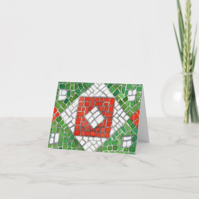 Tarjeta Festiva NAVIDADES Notecard / Horizontal (Anverso)