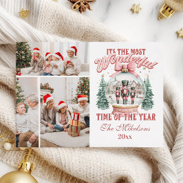 Tarjeta Festiva Navidades Nudiciarios Rosados 3 Foto Maravilla Gl