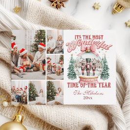 Tarjeta Festiva Navidades Nudiciarios Rosados 6 Foto Maravilla Gl