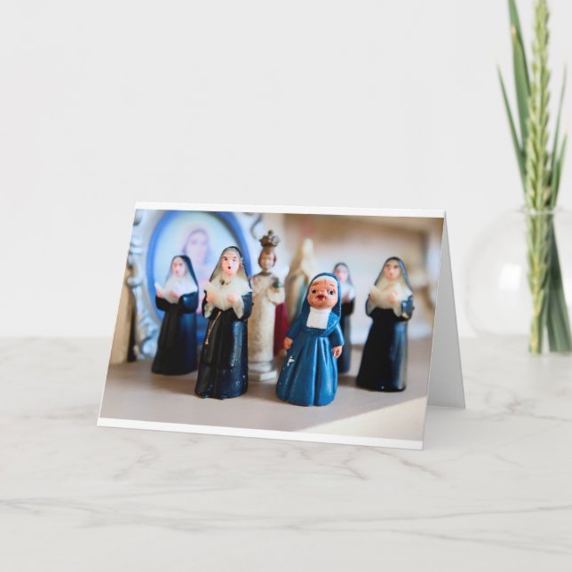 Tarjeta Festiva Navidades Nuns (Anverso)