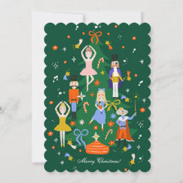 Tarjeta Festiva Navidades Nutcracker