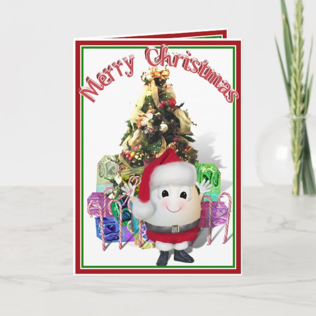 Tarjeta Festiva Navidades ordinarios (Anverso)