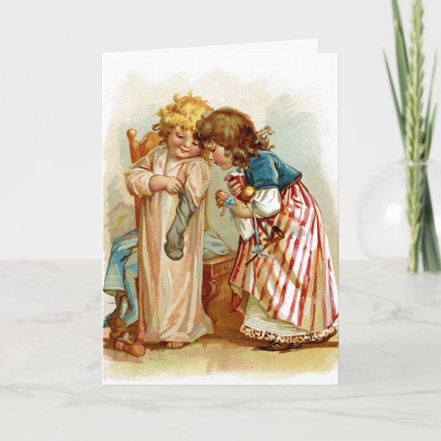 Tarjeta Festiva Navidades Para Hermanas (Anverso)