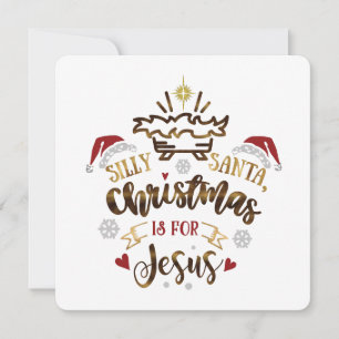 Tarjeta Festiva NAVIDADES PARA JESUS Christian Kid's