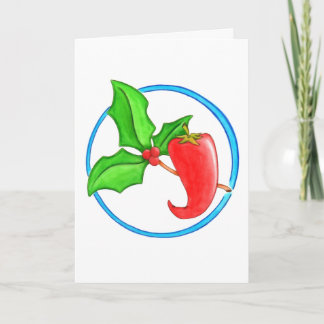 Tarjeta Festiva Navidades Pepper