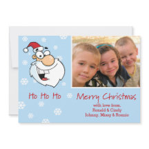 Navidades personalizado foto / nombre Santa - Ho H