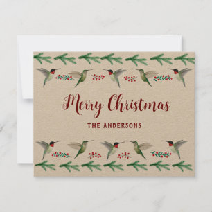 Tarjeta Festiva Navidades personalizados