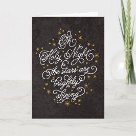 Tarjeta Festiva Navidades personalizados con escritura elegante de