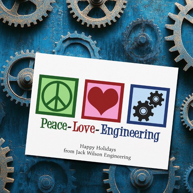 Tarjeta Festiva Navidades Personalizados de Peace Love Engineering (Subido por el creador)