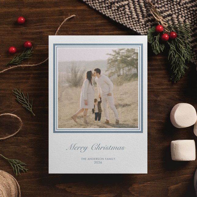 Tarjeta Festiva Navidades personalizados de plaza geométrica minim (Subido por el creador)