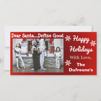 Tarjeta Festiva Navidades personalizados divertidos