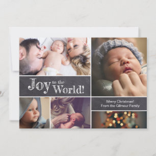 Tarjeta Festiva Navidades personalizados: Fotos del bebé: Alegría
