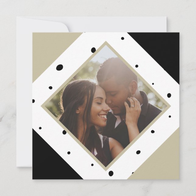 Tarjeta Festiva Navidades Personalizados Moderno Fotos Escénicas (Anverso)