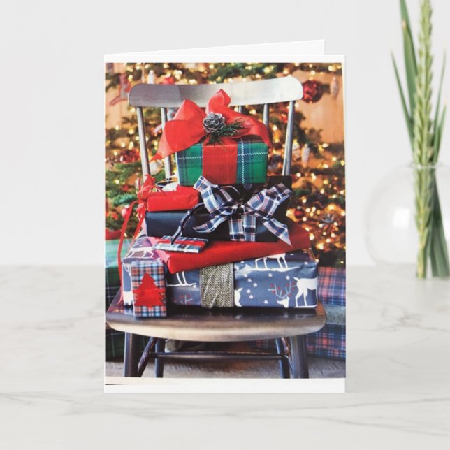 TARJETA FESTIVA NAVIDADES PERSONAS ESPECIALES DE TIEMPO (Anverso)