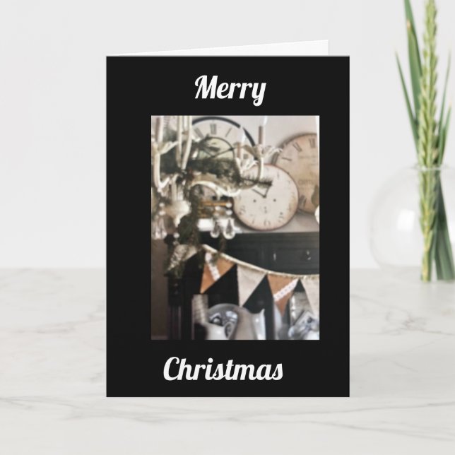 TARJETA FESTIVA NAVIDADES PERSONAS ESPECIALES DE TIEMPO (Anverso)