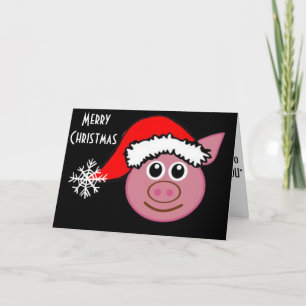 TARJETA FESTIVA NAVIDADES PIGGY TE DESEA **MEROSOS NAVIDADES**