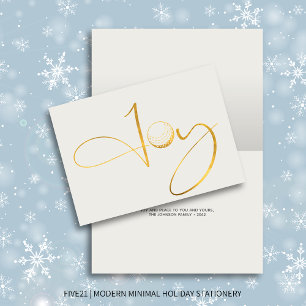 Tarjeta Festiva Navidades plegados de golf y alegría moderna