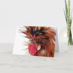 Tarjeta Festiva Navidades polacos de la nieve en invierno