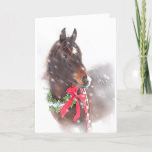 Tarjeta Festiva Navidades Pony