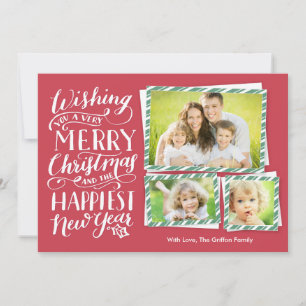 Tarjeta Festiva Navidades por carta