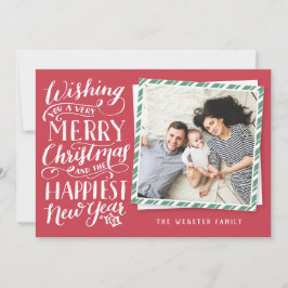 Tarjeta Festiva Navidades por carta