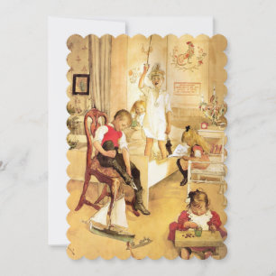 Tarjeta Festiva Navidades por la mañana