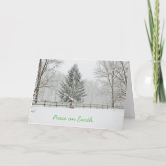 Tarjeta Festiva Navidades por la paz en la Tierra