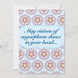 Tarjeta Festiva Navidades Preppy PinWheel