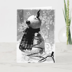 TARJETA FESTIVA NAVIDADES QUE DESEABAN QUE ESTUVIERAS BAJO MISTLET