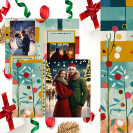 Tarjeta Festiva Navidades Quilt Three Photo