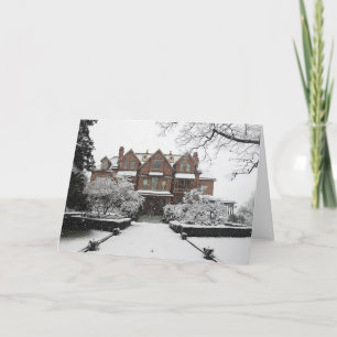 Tarjeta Festiva Navidades Raleigh NC Carolina del Norte Arquitectu