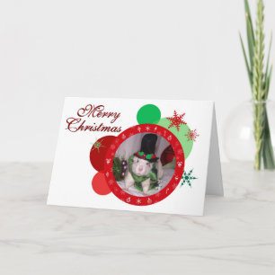 Tarjeta Festiva Navidades Rattie