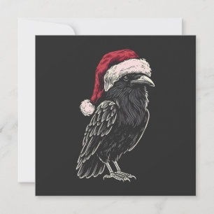 Tarjeta Festiva Navidades Raven