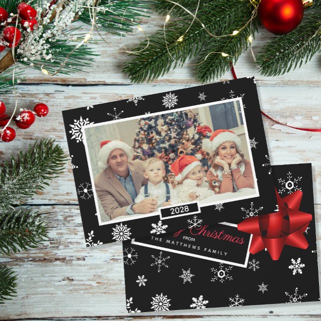 Tarjeta Festiva Navidades realistas dan foto de Personalizado (Subido por el creador)